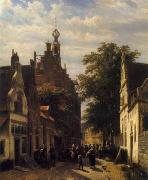 unknow artist European city landscape, street landsacpe, construction, frontstore, building and architecture. 166 oil painting picture wholesale